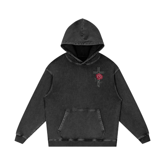 Among the Thorns ~ Snow Washed Hoodie