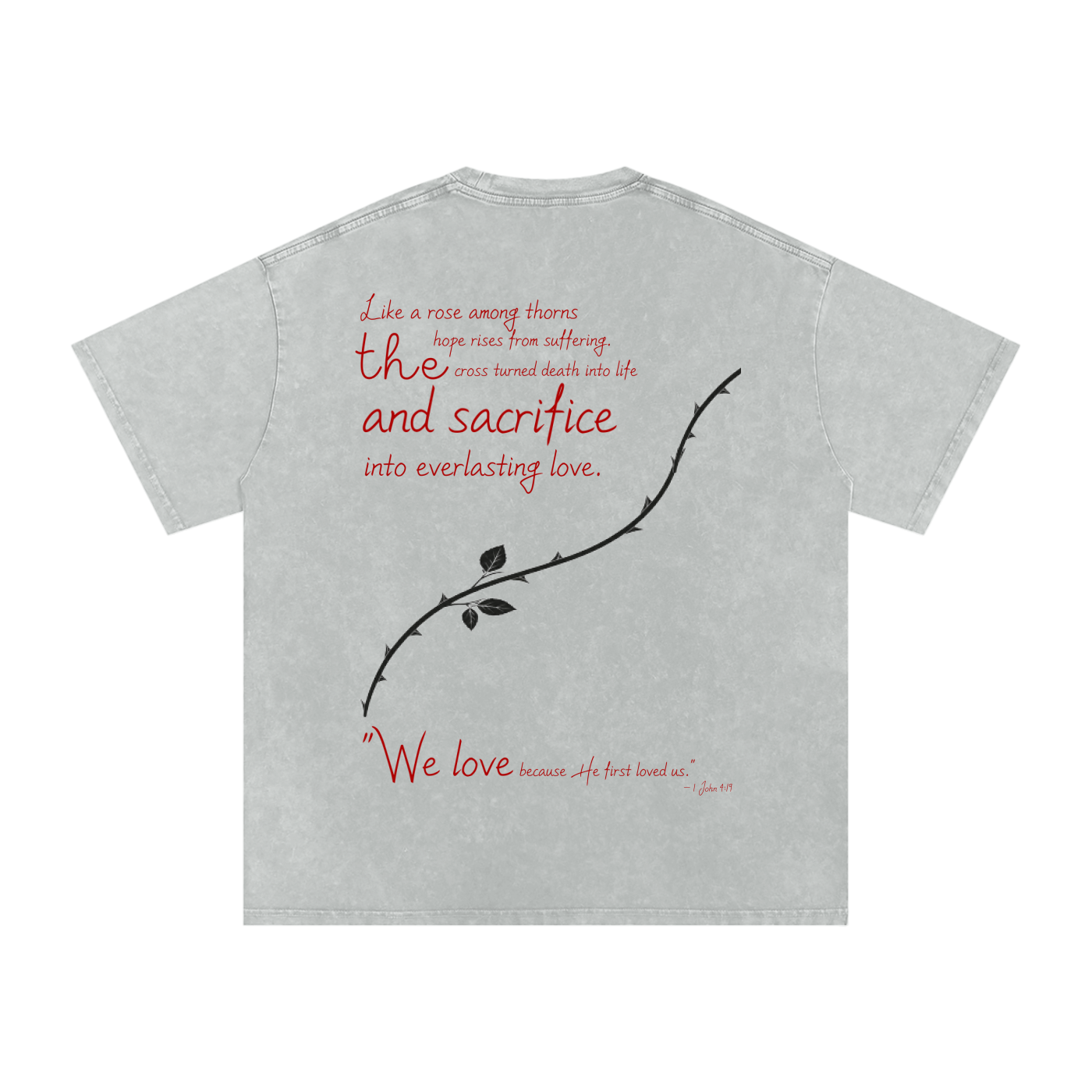 Among the Thorns ~ Snow Washed T-Shirt