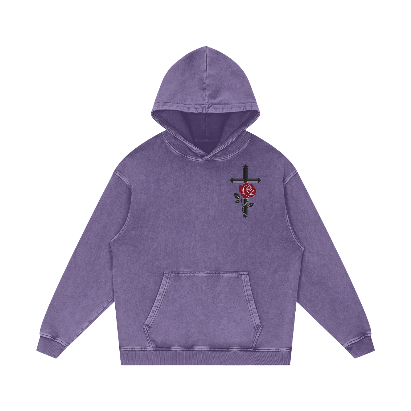 Among the Thorns ~ Snow Washed Hoodie